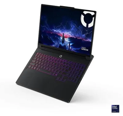 Image de Lenovo Legion Pro 7, modèle 16IAX10H/U9-290HXP, écran 16 pouces, résolution 2560x1600, 64 Go de RAM, 2 To de stockage, carte graphique RTX 5090, système d'exploitation Windows 11 Pro, couleur noire Eclipse, service sur site 3R