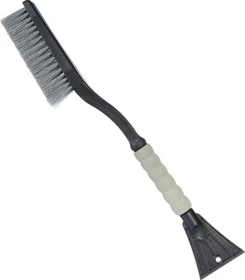 Produktbild von Famanu Eiskratzer 20 cm - Schneeschaufel mit Schaumgriff