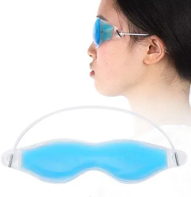 Productafbeelding van PVC-oogmasker voor vermoeide ogen - Koel-/warmtekompres - 1 stuk