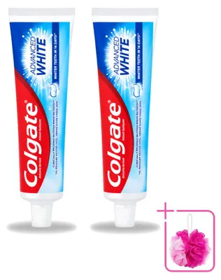 Productafbeelding van 2 x Colgate Advanced White tandpasta - 100 ml - Voordeelverpakking - 2 stuks