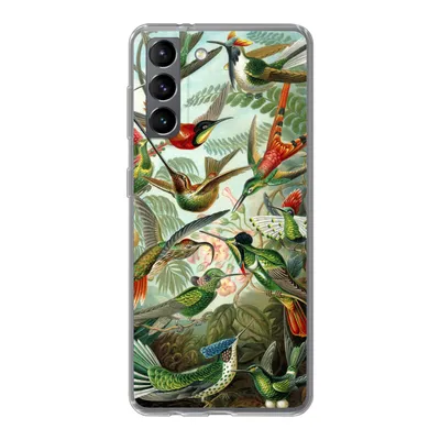Produktbild von MuchoWow® Handyhülle Schutzhülle Hülle für Samsung Galaxy S21 Trochilidae - Alte Meister - Kunst Silikon Softcase Handy Hülle - Softcase
