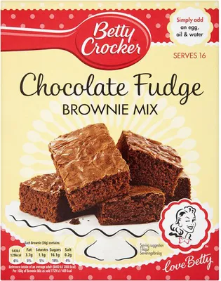 Produktbild von Betty Crocker Brownie Mix Chocolate Fudge (6 x 415g)