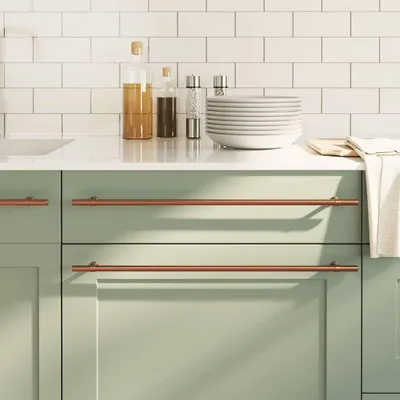 Obrázek produktu pro Nábytkové úchytky 5 ks. Bronz 480 mm nerezová ocel