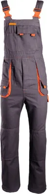 Produktbild von Brixton Spark Latzhose Arbeitshose Gartenhose Handwerkerhose Gärtner Schutzhose Größe: 27, Farbe.: Stahl