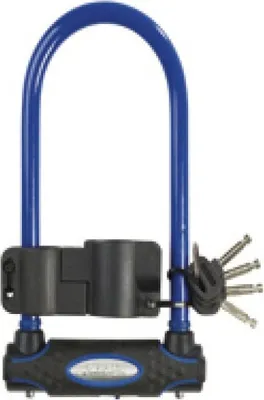 Produktbild von Master Lock Bügelschloss 8195 blau mit Halter 13 x 280 x 110 mm