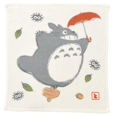 Immagine prodotto di Il mio vicino Totoro Imabari Mini asciugamano Totoro Umbrella Big 34 x 36 cm