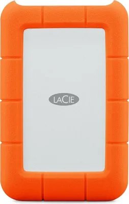 Obrázok produktu pre LaCie Rugged USB-C, 4 TB, 2.5", 3.2 Gen 1 (3.1 Gen 1), 5400 ot/min, Oranžová, Strieborná