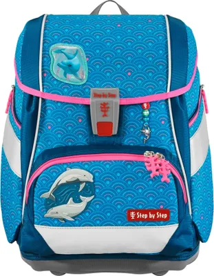 Obrázok produktu pre Step by Step 2v1 Plus sada tašiek 6-dielna Dolphin Pippa svetlo modrá