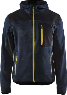 Produktbild von Blakläder® Strickjacke 4930 2117 in div. Farben, Farbe:dunkelblau/gelb, Größe:M