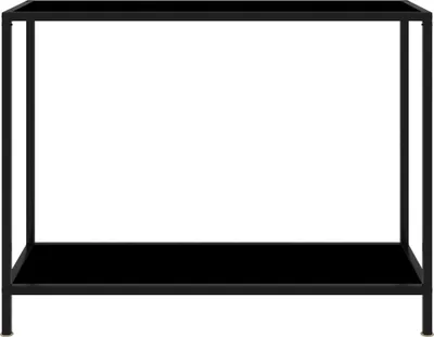 Produktbild von vidaXL Konsolentisch Schwarz 100x35x75 cm Hartglas