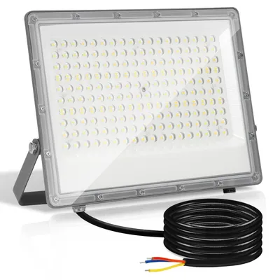 Zdjęcie produktu dla Eikuavons, reflektor LED zewnętrzny, 150W, IP65, lampa LED do użytku zewnętrznego i przemysłowego, światło zimne (6000K), zestaw 1 sztuka