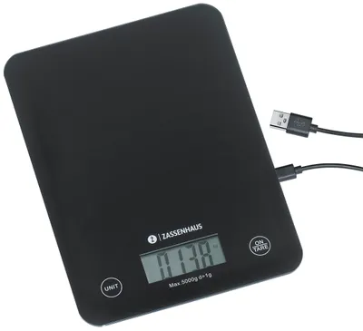 Produktbild von Zassenhaus Digitale Küchenwaage BALANCE USB