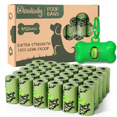 Produktbild von Hundekotbeutel biologisch abbaubar, 450 Stück, mit Spender