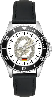 Produktbild von KIESENBERG Herrenuhr Armbanduhr Bundeswehr Fallschirmjäger Soldat Geschenk Fan Artikel Zubehör Fanartikel Analog Quartz Uhr L-1150