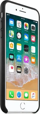 Produktbild von Apple iPhone 7+/8+ Leder Case sattelbraun, Farbe:Schwarz