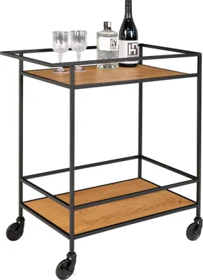 Produktbild von Servierwagen >Vita< in Natur, Melamin - 40x79x68cm (BxHxT)