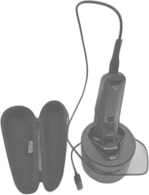 Produktbild von Philips SHAVER Series 5000 S5898/50 Elektrischer Nass- und Trockenrasierer, Rotationstrasierer, Schwarz, SteelPrecision blades, Tasten, LED, SH71