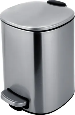 Produktbild von Nimco Mistkübel - Abfalleimer, 5 l , Edelstahl matt KOS 9005-10