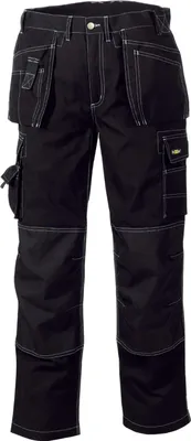 Produktbild von teXXor Canvas (270 g/m²) Bundhose PANAMA 4311 schwarz/schwarz Gr. 54