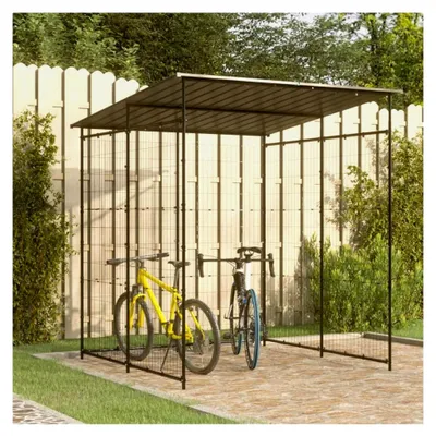 Produktbild von Fahrradschuppen 190 x 190 x 222 cm aus Stahl in Schwarz
