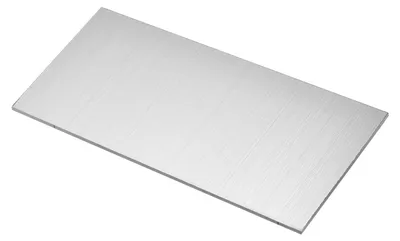 Edelstahlplatte 304, 3 mm x 100 mm x 200 mm, gebürstet