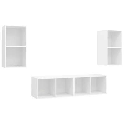 Zdjęcie produktu dla VidaXL 3079871, Biały, Drewno, 370 mm, 370 mm, 720 mm