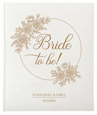 Produktbild von Personalisiertes Fotoalbum für Junggesellinnenabschied, Brautgeschenk