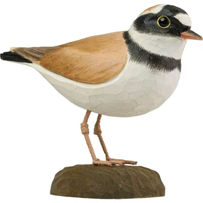 Produktbild von Wildlife Garden DecoBird Flußregenpfeifer handgeschnitzt