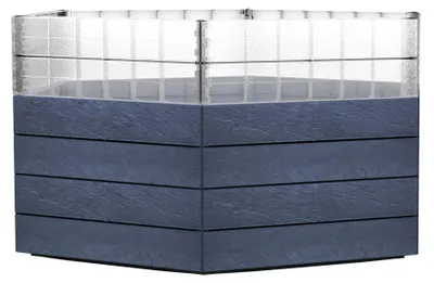 Immagine prodotto di Garantia Ergo Turbo Hochbeet XL 75 + Wachstumsmodul Farbe stone, 145x125 cm