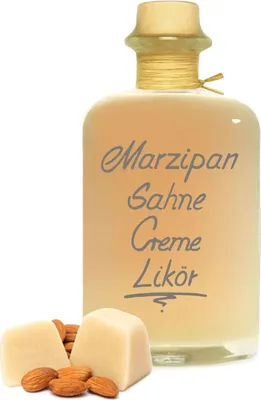 Produktbild von Marzipan Sahne Creme Likör 0,5L ein Traum von Mandeln und Sahnecreme 16%Vol