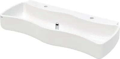 Produktbild von KWC AR Waschrinne, WASHINO, MIRANIT, 1100x207x450 mm, 2 Waschplätze