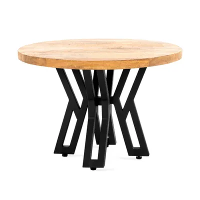Produktbild von Couchtisch Yana aus Mangoholz Ø60cm - Hellbraun