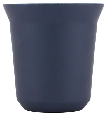 Produktbild von Edelstahl-Kaffeetasse, doppelwandig, isoliert, Kapselbecher für Zuhause, Geschäft, Dunkelblau, 160 ml