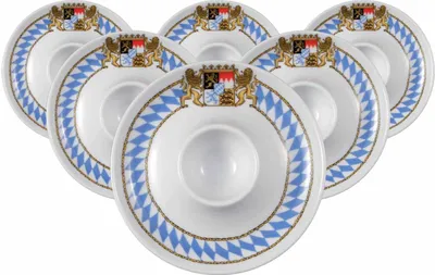 Produktbild von Seltmann Weiden Compact Bayern Eierbecher mit Ablage 6er Set