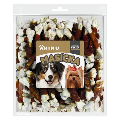 Obrázok produktu pre Akinu MASÍČKA Vápniková kocka s kačacím mäsom pre psy 300 g