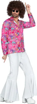 Produktbild von 70er Hippie Hemd Bobby für Herren