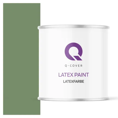 Produktbild von Latexfarbe 2 L Dunkelgrün 2 L | Innenfarbe | Wandfarbe | Deckenfarbe | Klasse 3 Mattfarbe Scheuerfest Hohe Deckkraft