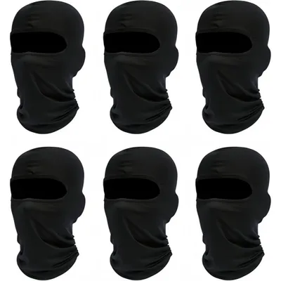 Produktbild von 6X Sturmhauben,Skimaske,Balaclava für Damen und Herren–UV-Schutz und Winddicht Warm, Face Mask für Motorradfahren,Snowboarden, Outdoor Sports