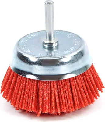 Produktbild von Nylon Topfbürste Scheuerbürste 75mm Aufnahme 6 mm Bürste Bohrbürste
