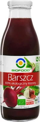 Produktbild von GLUTENFREIER -ROTBETEN-BORSCH AUS GÄRTE ROTBETEN 500 ml – BIOFOOD