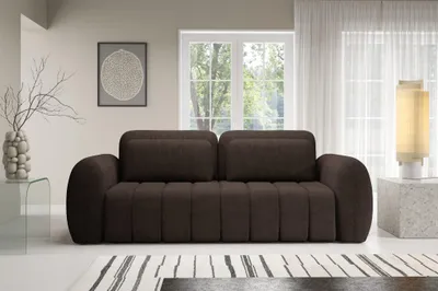 Produktbild von Sofa 3-Sitzer mit Schlaffunktion CARIA in Stoff Quelle Braun
