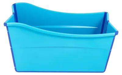 Zdjęcie produktu dla Składana wanna dla dorosłych - prostokątna - wykonana z PP i TPE - wymiary: 87 × 46 × 56,5 cm - kolor: niebieski - odporna na temperaturę do 120 °C - maksymalne obciążenie: 90 kg