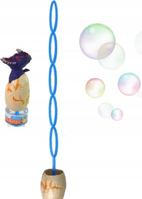 Immagine prodotto di Bacchetta per bolle di sapone Dinosauro 120ml