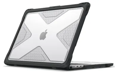 Produktbild von Fintie Hülle Kompatibel mit MacBook Air M5 M4 M3 M2 13.6" (2026-2022) A3449 A3240 A3113 A2681- Ganzkörper-Rugged Hybrid Schutzhülle TPU Stoßstange Case Kompatibel mit MacBook Air 13, Transparent
