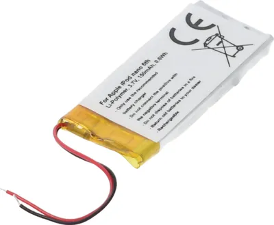 Produktbild von AccuCell Akku passend für Apple Ipod Nano 6th Akku 616-0531