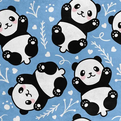 Image de Royal Velvet Tissu Polyester A coudre - Motif Panda 3