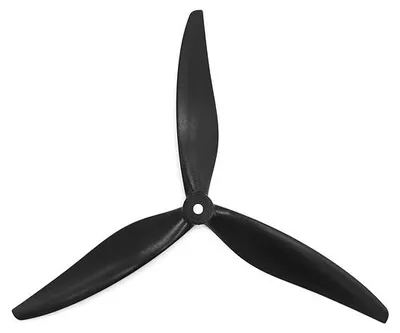 Produktbild von Gemfan 8040-3 8 Zoll 3-Blatt Propeller Schwarz (1CW+1CCW)