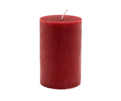 Obrázek produktu pro Rustik Lys – Rustikální svíčka „Classic“ (Ø 10 × 18 cm, antická červená)