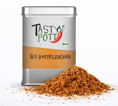Produktbild von Tasty Pott Dattelzucker - 100g Dose