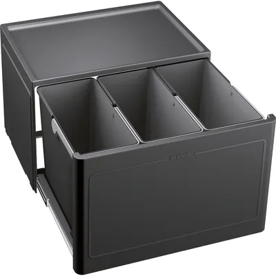 Produktbild von BLANCO SELECT BOTTON Pro 60/3 Manual, Schwarz, Edelstahl, 525 mm, 750 mm, 350 mm